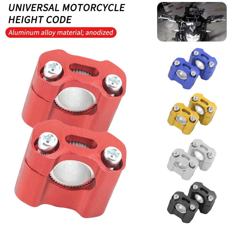 Handlebar Riser Stem - 22mm 28mm Motorcycle CNC Bar Clamps