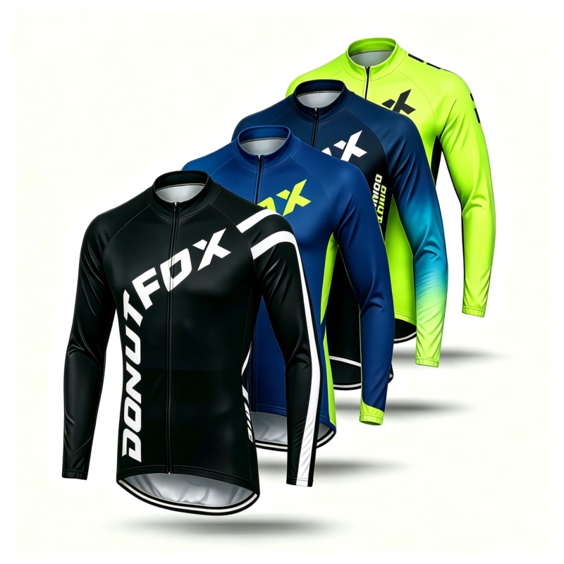 Mountain Biking Shorts - Men Long Sleeve MTB Jersey &