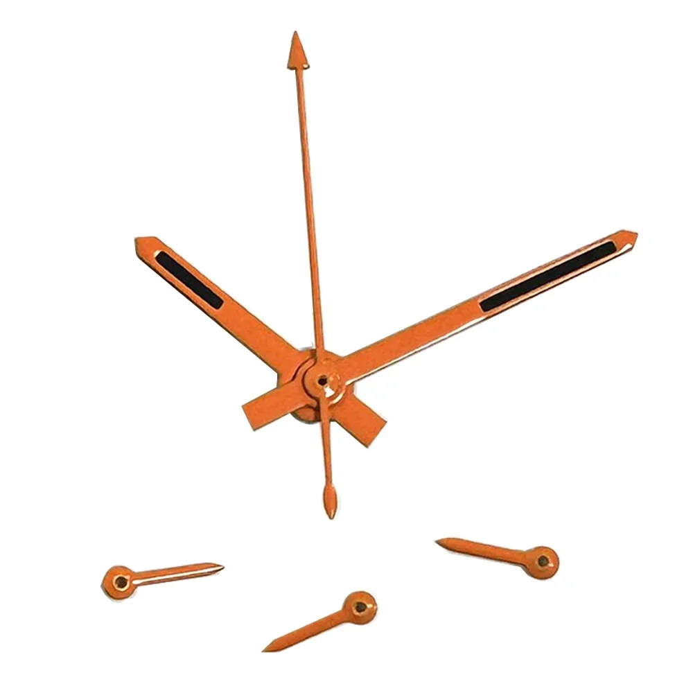 Mtb Brake Rotor - Silver/Orange Watch Hands for VK63 Movement