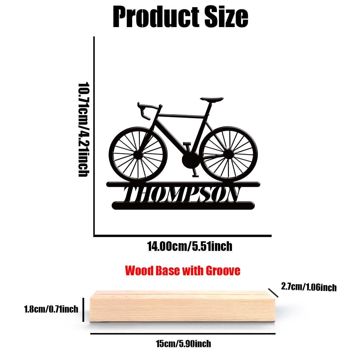 1Pc Csutom Mountain Bike Woode - đánh giá và giá Mountain Biking Gifts