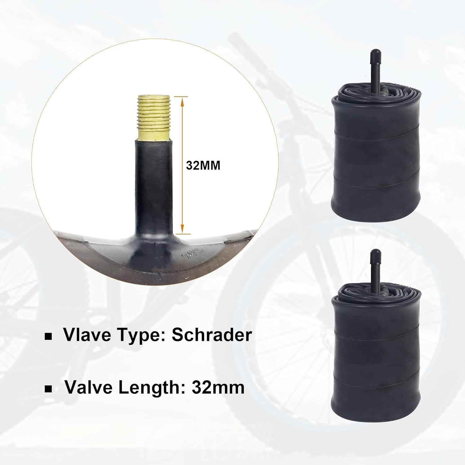ZUKKA 1 Piece Fat Inner Tubes  - đánh giá và giá Mountain Biking Tube