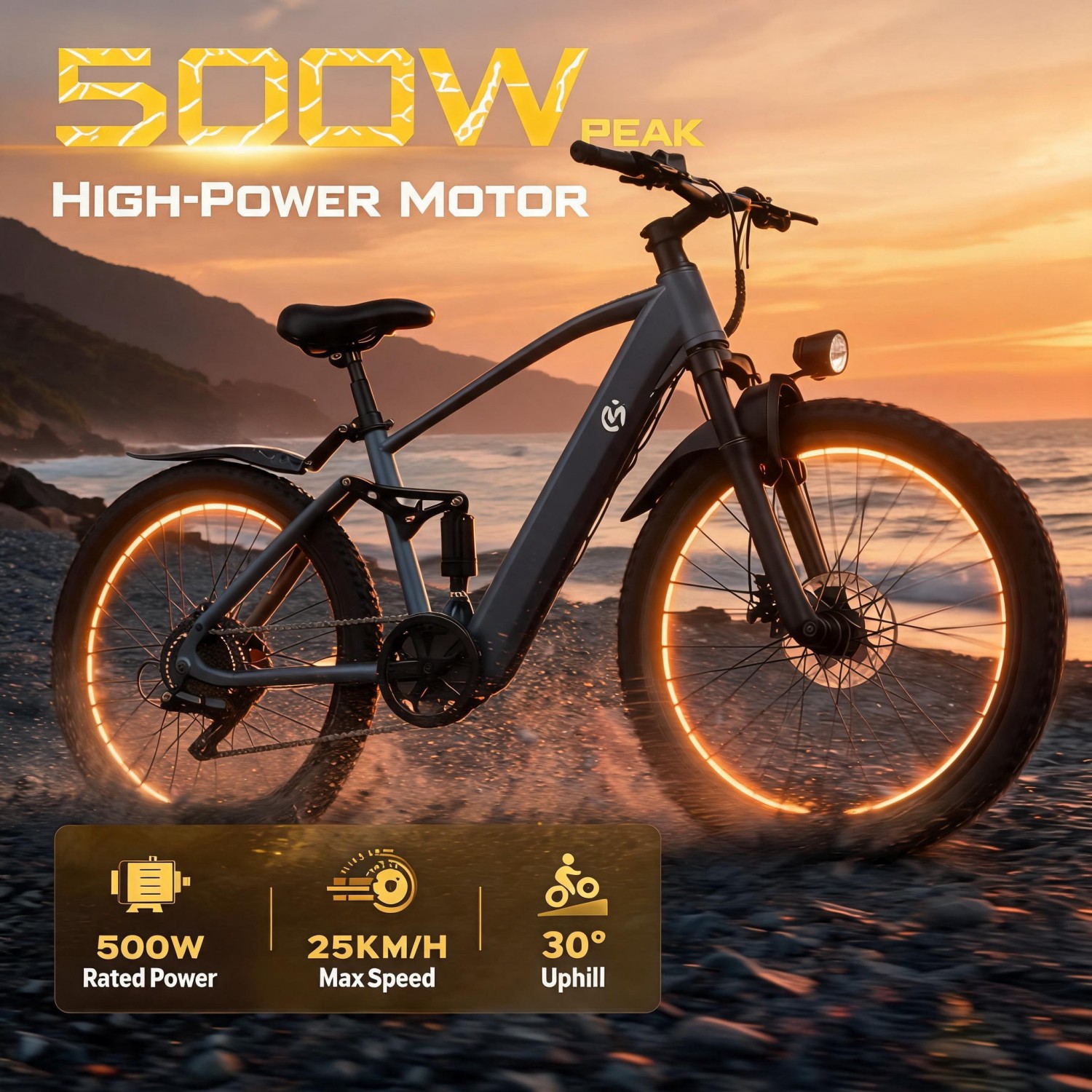 Electric Mountain Bike, 500W M - đánh giá và giá Mountain Biking Gifts