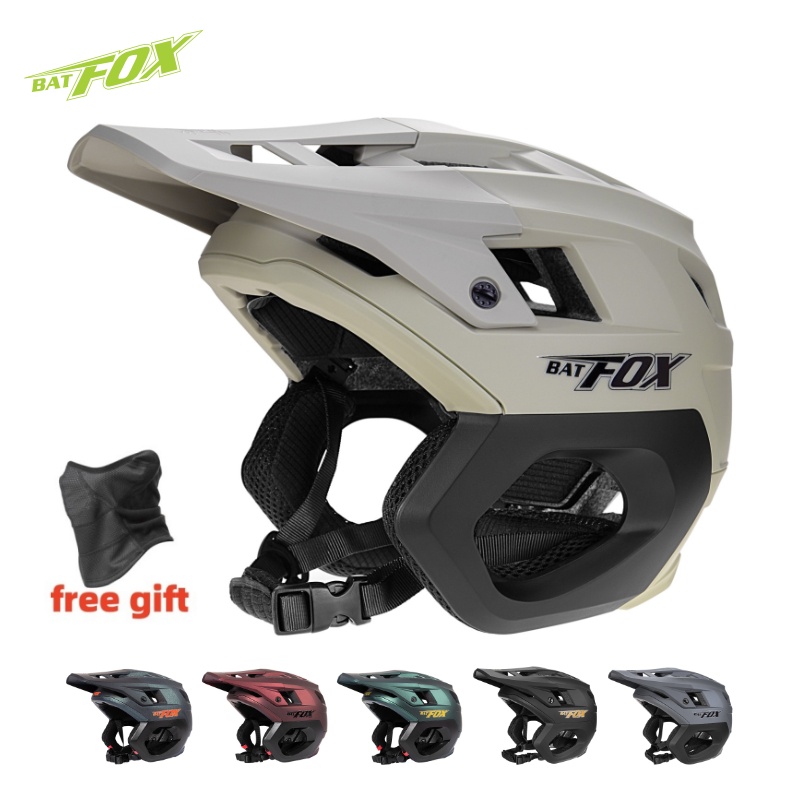 BATFOX 3/4 Bicycle Helmet MTB  - đánh giá và giá Mountain Biking Races