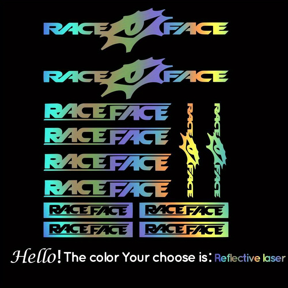 Race Face Bike Sticker Set Wat - đánh giá và giá Mountain Biking Races