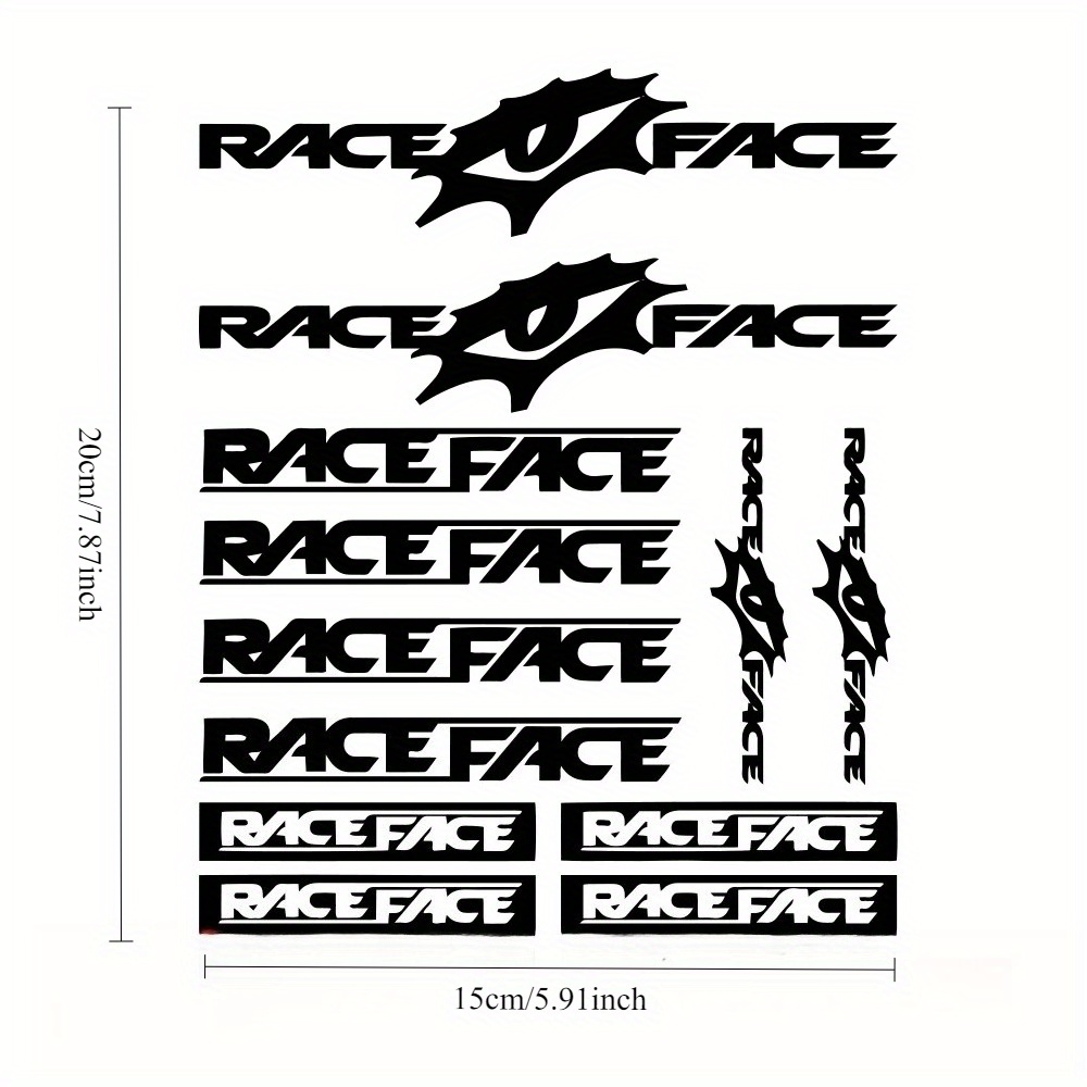 Race Face Bike Sticker Set Wat - đánh giá và giá Mountain Biking Races